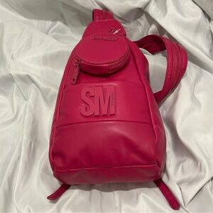 New with tags Steve Madden hot pink crossbody bag/ backpack